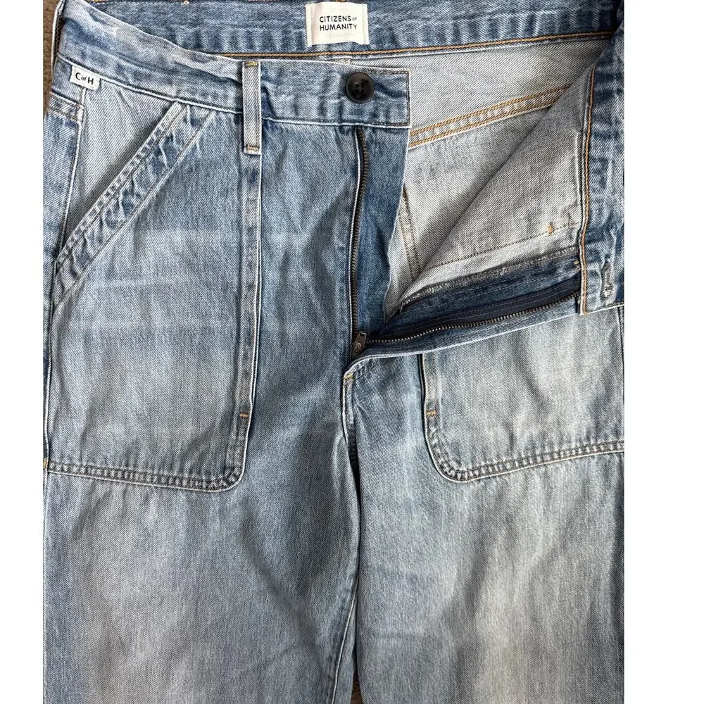 Citizens of Humanity Ayla Baggy Jeans Zenith Size 27 - Picture 8 of 12